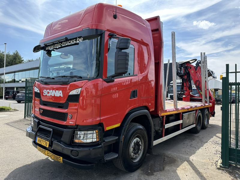 Scania G500 XT 6x4 WOOD / TIMBER / HOLZ CRANE PALFINGER EPSILON Q150Z + RETARDER - FULL AIR SUSP. - BE TRUCK - Metsaveok, Kraanaga veoauto: pilt 3 Scania G500 XT 6x4 WOOD / TIMBER / HOLZ CRANE PALFINGER EPSILON Q150Z + RETARDER - FULL AIR SUSP. - BE TRUCK - Metsaveok, Kraanaga veoauto: pilt 3