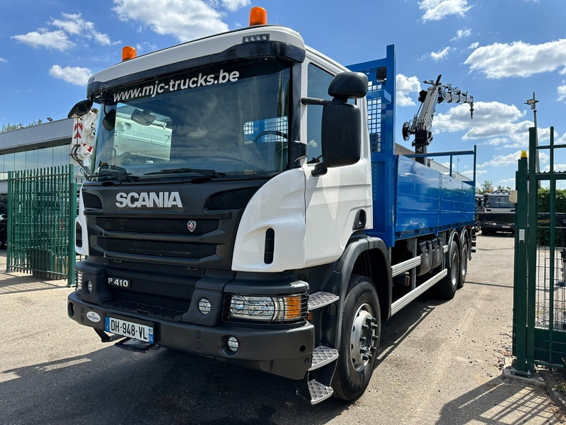 Scania P410 6x4 + CRANE HIAB 166 ES-4 - RETARDER - ROTATOR - PLATFORM 6m80 - BIG AXLES HUB REDUCTION - STEEL SPRING - Kraanaga veoauto: pilt 4 Scania P410 6x4 + CRANE HIAB 166 ES-4 - RETARDER - ROTATOR - PLATFORM 6m80 - BIG AXLES HUB REDUCTION - STEEL SPRING - Kraanaga veoauto: pilt 4