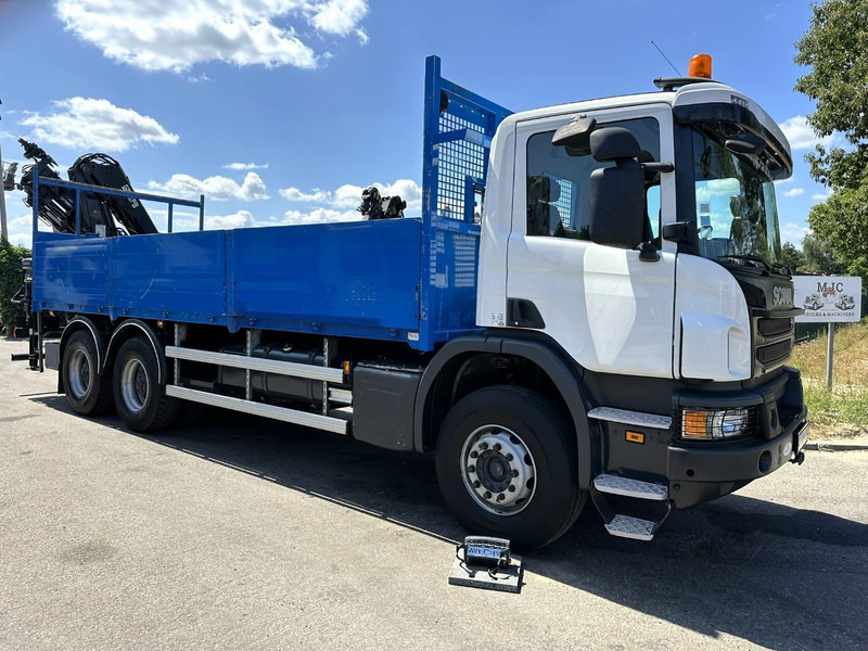Scania P410 6x4 + CRANE HIAB 166 ES-4 - RETARDER - ROTATOR - PLATFORM 6m80 - BIG AXLES HUB REDUCTION - STEEL SPRING - Kraanaga veoauto: pilt 3 Scania P410 6x4 + CRANE HIAB 166 ES-4 - RETARDER - ROTATOR - PLATFORM 6m80 - BIG AXLES HUB REDUCTION - STEEL SPRING - Kraanaga veoauto: pilt 3