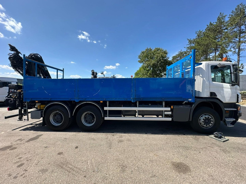 Scania P410 6x4 PRITSCHE + KRAN HIAB 166 ES-4 - RETARDER - ROTATOR - PLATFORM 6m80 - BIG AXLES HUB REDUCTION - STEEL SPRING - Madelveok/ Platvormveok, Kraanaga veoauto: pilt 5 Scania P410 6x4 PRITSCHE + KRAN HIAB 166 ES-4 - RETARDER - ROTATOR - PLATFORM 6m80 - BIG AXLES HUB REDUCTION - STEEL SPRING - Madelveok/ Platvormveok, Kraanaga veoauto: pilt 5