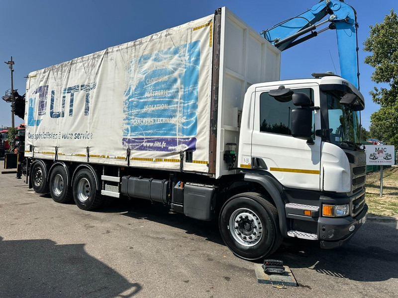 Scania P410 8x4 TRIDEM + CRANE HIAB 244 EP-4 HIDUO - RETARDER - LIFT + STEERING AXLE - *327.000km* - RADIO - Kraanaga veoauto: pilt 2 Scania P410 8x4 TRIDEM + CRANE HIAB 244 EP-4 HIDUO - RETARDER - LIFT + STEERING AXLE - *327.000km* - RADIO - Kraanaga veoauto: pilt 2