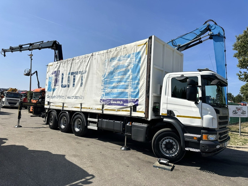 Scania P410 8x4 TRIDEM + CRANE HIAB 244 EP-4 HIDUO - RETARDER - LIFT + STEERING AXLE - *327.000km* - RADIO - Kraanaga veoauto: pilt 3 Scania P410 8x4 TRIDEM + CRANE HIAB 244 EP-4 HIDUO - RETARDER - LIFT + STEERING AXLE - *327.000km* - RADIO - Kraanaga veoauto: pilt 3