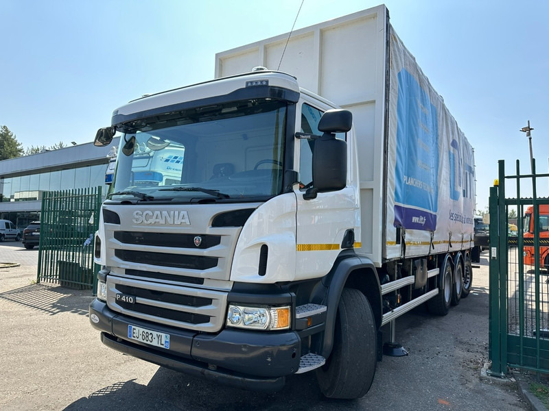 Scania P410 8x4 TRIDEM PRITSCHE PLANE + KRAN HIAB 244 EP-4 HIDUO - RETARDER - LIFT + STEERING AXLE - *327.000km* - RADIO - Tent veoauto, Kraanaga veoauto: pilt 4 Scania P410 8x4 TRIDEM PRITSCHE PLANE + KRAN HIAB 244 EP-4 HIDUO - RETARDER - LIFT + STEERING AXLE - *327.000km* - RADIO - Tent veoauto, Kraanaga veoauto: pilt 4