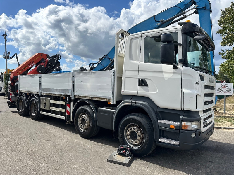 Scania R420 8x4 + CRANE PALFINGER PK44002 F (7x) + Rotator - 6m50 platform - Manual - - Madelveok/ Platvormveok, Kraanaga veoauto: pilt 1 Scania R420 8x4 + CRANE PALFINGER PK44002 F (7x) + Rotator - 6m50 platform - Manual - - Madelveok/ Platvormveok, Kraanaga veoauto: pilt 1
