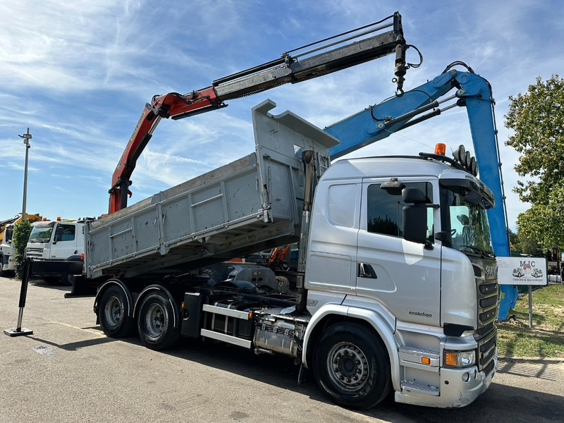 Scania R520 6x4 PRITSCHE + KRAN PALFINGER PK 15002 A - *ZSM + KIPPER* - RETARDER - *FULL AIR* - EUR 6 - BE TRUCK - Madelveok/ Platvormveok, Kraanaga veoauto: pilt 3 Scania R520 6x4 PRITSCHE + KRAN PALFINGER PK 15002 A - *ZSM + KIPPER* - RETARDER - *FULL AIR* - EUR 6 - BE TRUCK - Madelveok/ Platvormveok, Kraanaga veoauto: pilt 3