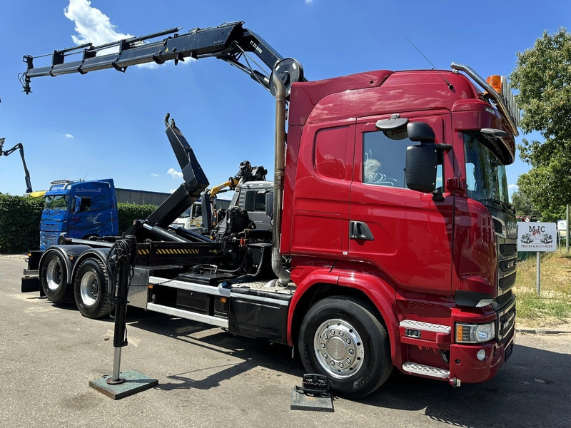 Scania R580 6X2 V8 HOOKLIFT + CRANE HIAB 211 E-4 HIPRO - ROTATOR - RETARDER - ALCOA ALU - RADIO - NL TRUCK - Konkstõstukiga veoauto, Kraanaga veoauto: pilt 1 Scania R580 6X2 V8 HOOKLIFT + CRANE HIAB 211 E-4 HIPRO - ROTATOR - RETARDER - ALCOA ALU - RADIO - NL TRUCK - Konkstõstukiga veoauto, Kraanaga veoauto: pilt 1