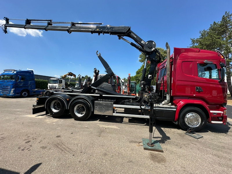 Scania R580 6X2 V8 HOOKLIFT + CRANE HIAB 211 E-4 HIPRO - ROTATOR - RETARDER - ALCOA ALU - RADIO - NL TRUCK - Konkstõstukiga veoauto, Kraanaga veoauto: pilt 4 Scania R580 6X2 V8 HOOKLIFT + CRANE HIAB 211 E-4 HIPRO - ROTATOR - RETARDER - ALCOA ALU - RADIO - NL TRUCK - Konkstõstukiga veoauto, Kraanaga veoauto: pilt 4