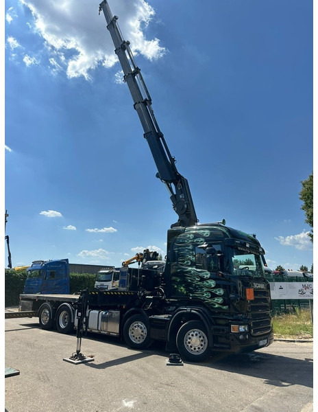 Kraanaga veoauto Scania R620 8x2 + CRANE HIAB 800 EP-5 HIPRO - RETARDER - LIFT/STEERING AXLE - HIGHLINE SLEEPER - LEATHER - ALCOA: pilt 10