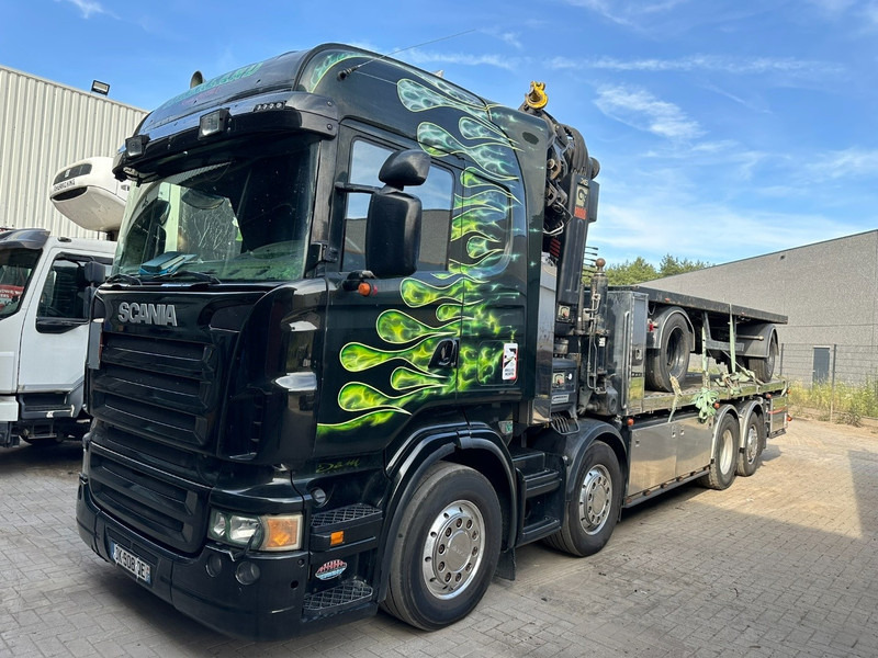 Scania R620 8x2 + KRAN HIAB 800EP-5 HiPro - RETARDER - LIFT/STEERING AXLE - HIGHLINE SLEEPER - LEATHER - ALCOA - Madelveok/ Platvormveok, Kraanaga veoauto: pilt 3 Scania R620 8x2 + KRAN HIAB 800EP-5 HiPro - RETARDER - LIFT/STEERING AXLE - HIGHLINE SLEEPER - LEATHER - ALCOA - Madelveok/ Platvormveok, Kraanaga veoauto: pilt 3
