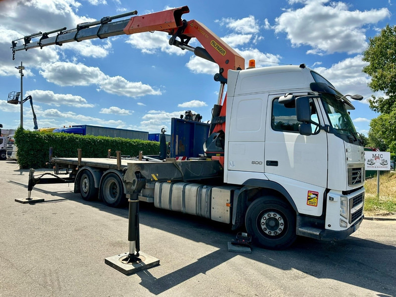 Volvo FH 500 6X2 PRITSCHE + KRAN PALFINGER PK50002 E 5x - RETARDER - PLATFORM 6m20 - TWISTLOCKS 20' - 561.000km - EURO 5 - Madelveok/ Platvormveok, Kraanaga veoauto: pilt 2 Volvo FH 500 6X2 PRITSCHE + KRAN PALFINGER PK50002 E 5x - RETARDER - PLATFORM 6m20 - TWISTLOCKS 20' - 561.000km - EURO 5 - Madelveok/ Platvormveok, Kraanaga veoauto: pilt 2