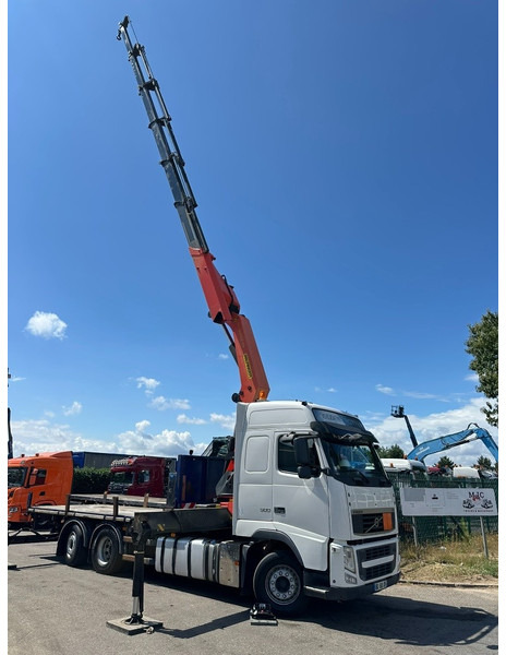 Volvo FH 500 6X2 PRITSCHE + KRAN PALFINGER PK50002 E 6x - RETARDER - PLATFORM 6m20 - TWISTLOCKS 20' - 561.000km - EURO 5 - Madelveok/ Platvormveok, Kraanaga veoauto: pilt 3 Volvo FH 500 6X2 PRITSCHE + KRAN PALFINGER PK50002 E 6x - RETARDER - PLATFORM 6m20 - TWISTLOCKS 20' - 561.000km - EURO 5 - Madelveok/ Platvormveok, Kraanaga veoauto: pilt 3