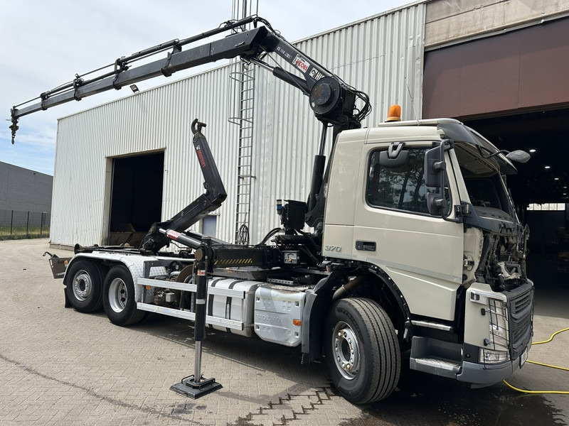 Volvo FM 370 6x2 HOOKLIFT 21T + CRANE HIAB 144 E-4 HIDUO - ENGINE / GEARBOX OK - CHASSIS OK - RUNNING + DRIVING - BE TRUCK - Konkstõstukiga veoauto, Kraanaga veoauto: pilt 1 Volvo FM 370 6x2 HOOKLIFT 21T + CRANE HIAB 144 E-4 HIDUO - ENGINE / GEARBOX OK - CHASSIS OK - RUNNING + DRIVING - BE TRUCK - Konkstõstukiga veoauto, Kraanaga veoauto: pilt 1