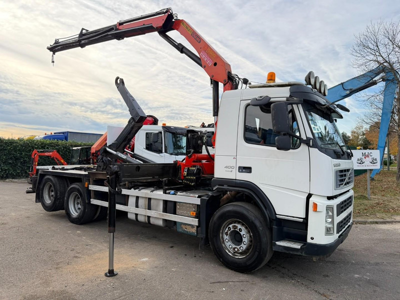 Volvo FM 400 6x2 HOOKLIFT + CRANE PALFINGER PK 15500 B (2x) - 5/6 F - MANUAL - EURO 4 - BE TRUCK - Konkstõstukiga veoauto, Kraanaga veoauto: pilt 1 Volvo FM 400 6x2 HOOKLIFT + CRANE PALFINGER PK 15500 B (2x) - 5/6 F - MANUAL - EURO 4 - BE TRUCK - Konkstõstukiga veoauto, Kraanaga veoauto: pilt 1
