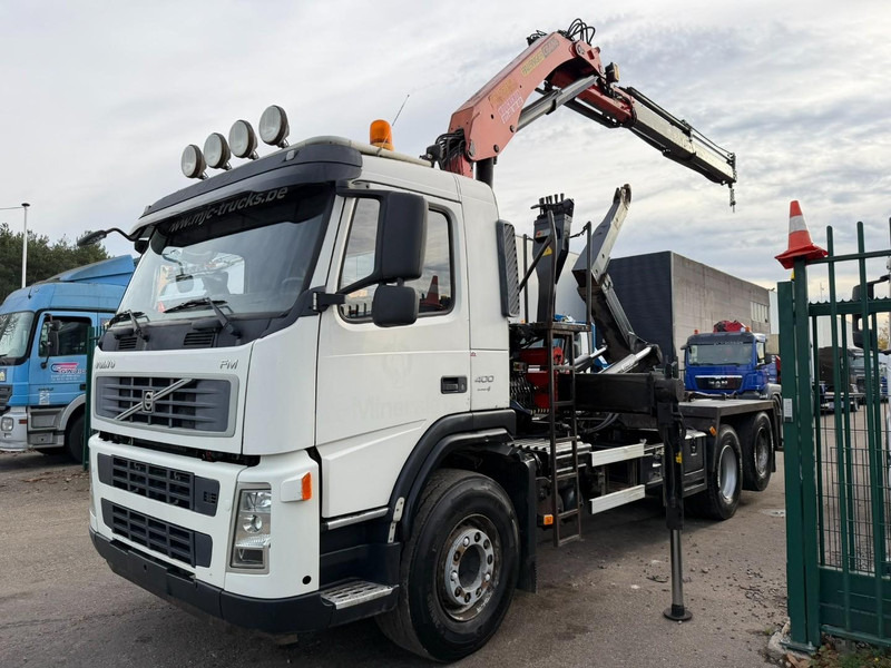 Volvo FM 400 6x2 HOOKLIFT + CRANE PALFINGER PK 15500 B (2x) - 5/6 F - MANUAL - EURO 4 - BE TRUCK - Konkstõstukiga veoauto, Kraanaga veoauto: pilt 2 Volvo FM 400 6x2 HOOKLIFT + CRANE PALFINGER PK 15500 B (2x) - 5/6 F - MANUAL - EURO 4 - BE TRUCK - Konkstõstukiga veoauto, Kraanaga veoauto: pilt 2