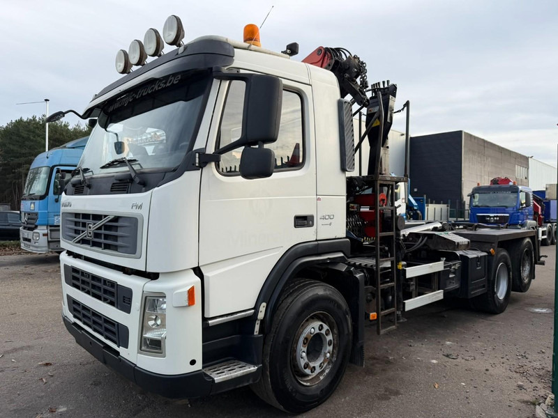 Volvo FM 400 6x2 HOOKLIFT + CRANE PALFINGER PK 15500 B (2x) - 5/6 F - MANUAL - EURO 4 - BE TRUCK - Konkstõstukiga veoauto, Kraanaga veoauto: pilt 4 Volvo FM 400 6x2 HOOKLIFT + CRANE PALFINGER PK 15500 B (2x) - 5/6 F - MANUAL - EURO 4 - BE TRUCK - Konkstõstukiga veoauto, Kraanaga veoauto: pilt 4