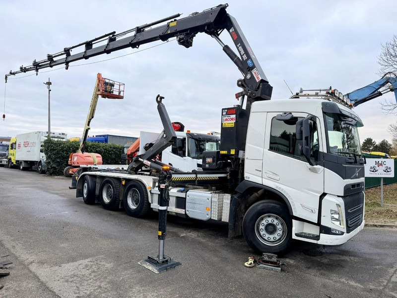Volvo FM 500 8X4 TRIDEM HOOKLIFT + (25m!) CRANE HIAB 302 E-8x + 1 ME + WINCH - *127.000km* - *1976h crane hours* - TOP CONDITION - BE TRUCK - Konkstõstukiga veoauto, Kraanaga veoauto: pilt 1 Volvo FM 500 8X4 TRIDEM HOOKLIFT + (25m!) CRANE HIAB 302 E-8x + 1 ME + WINCH - *127.000km* - *1976h crane hours* - TOP CONDITION - BE TRUCK - Konkstõstukiga veoauto, Kraanaga veoauto: pilt 1
