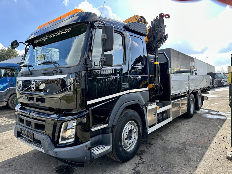 Volvo FMX 370 6x2 PLATFORM 6M35 + CRANE EFFER 215/6S -*127.000km* - LIFT AXLE - DOUBLE WHEELS - I SHIFT - EURO 6 - BE PAPERS - Kraanaga veoauto: pilt 4 Volvo FMX 370 6x2 PLATFORM 6M35 + CRANE EFFER 215/6S -*127.000km* - LIFT AXLE - DOUBLE WHEELS - I SHIFT - EURO 6 - BE PAPERS - Kraanaga veoauto: pilt 4