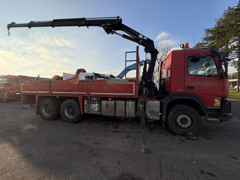 Volvo FMX 420 6X4 PRITSCHE + KRAN HMF 1720 + winch + radio - BIG AXLES / HUB REDUCTION - STEEL SPRING / BLATT - PLATFORM 6m10 - Madelveok/ Platvormveok, Kraanaga veoauto: pilt 5 Volvo FMX 420 6X4 PRITSCHE + KRAN HMF 1720 + winch + radio - BIG AXLES / HUB REDUCTION - STEEL SPRING / BLATT - PLATFORM 6m10 - Madelveok/ Platvormveok, Kraanaga veoauto: pilt 5