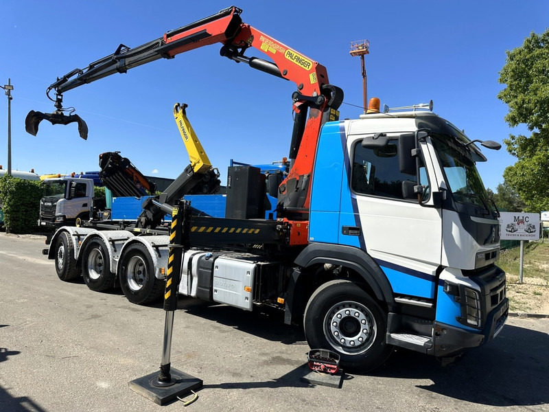 Volvo FMX 460 8x4 TRIDEM HOOKLIFT + CRANE PK 23002 SH + GRABBER / ROTATOR - EURO 6 - LIFT + STEERING AXLE - *374.000km* - EXT BUMPER - Konkstõstukiga veoauto, Kraanaga veoauto: pilt 1 Volvo FMX 460 8x4 TRIDEM HOOKLIFT + CRANE PK 23002 SH + GRABBER / ROTATOR - EURO 6 - LIFT + STEERING AXLE - *374.000km* - EXT BUMPER - Konkstõstukiga veoauto, Kraanaga veoauto: pilt 1