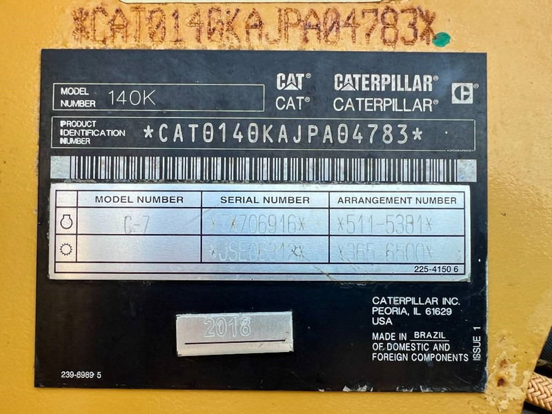 Teehöövel Cat 140K: pilt 18 Teehöövel Cat 140K: pilt 18