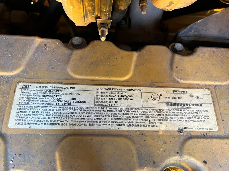 Cat 140M - Teehöövel: pilt 2 Cat 140M - Teehöövel: pilt 2