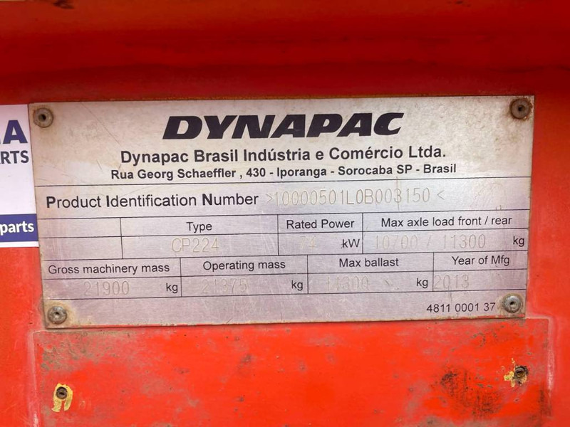 Dynapac CP224 - Pneumaatiline teerull: pilt 3 Dynapac CP224 - Pneumaatiline teerull: pilt 3