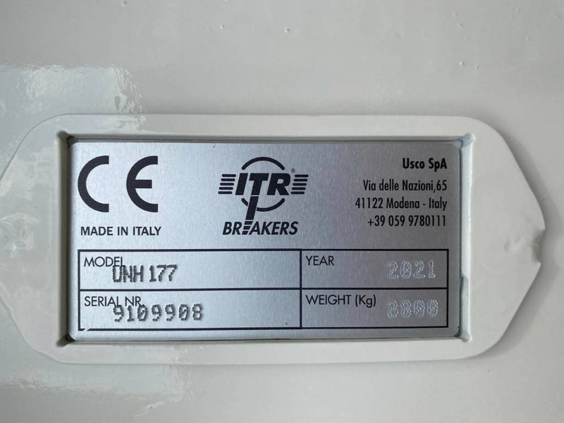 ITR UNH177 - Hüdrauliline haamer - Ehitusmasinad: pilt 3 ITR UNH177 - Hüdrauliline haamer - Ehitusmasinad: pilt 3