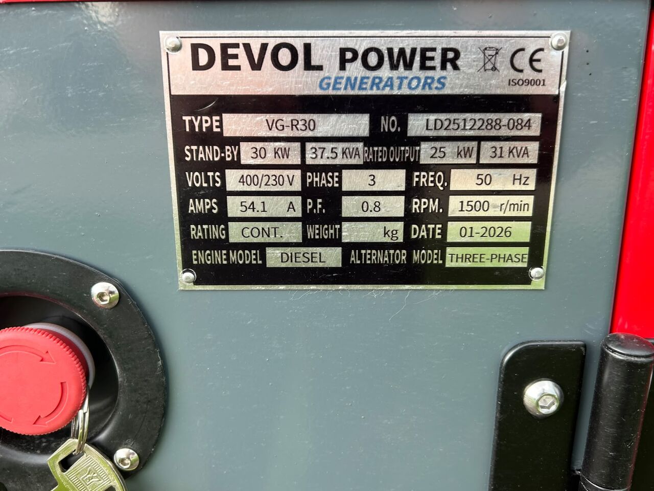 DEVOL POWER VG-R30 - Generaatorikomplekt: pilt 3 DEVOL POWER VG-R30 - Generaatorikomplekt: pilt 3