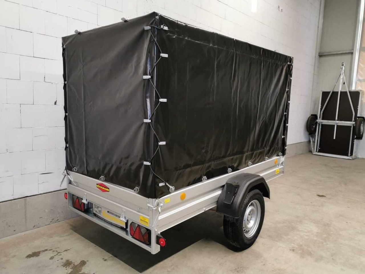 Uus Auto järelhaagis BOECKMANN TL-AL 2513/135 Eco XXL Plane Kastenanhänger gebr: pilt 14