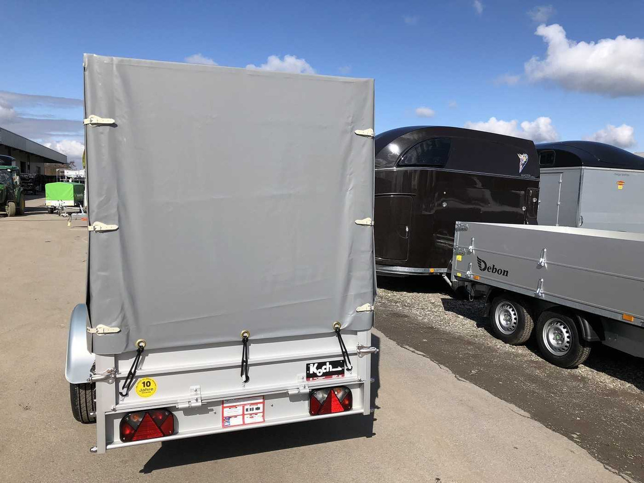 KOCH U4 mit Plane 1500 grau Kastenanhänger ungebremst - Auto järelhaagis: pilt 5 KOCH U4 mit Plane 1500 grau Kastenanhänger ungebremst - Auto järelhaagis: pilt 5