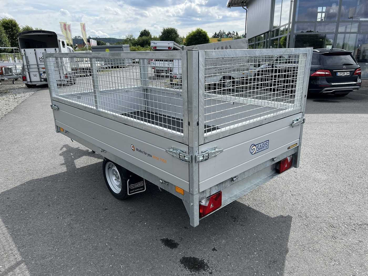 SARIS PL 276 150 1500 1 Gitter Hochlader - Auto järelhaagis: pilt 5 SARIS PL 276 150 1500 1 Gitter Hochlader - Auto järelhaagis: pilt 5
