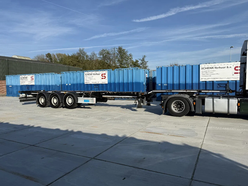 D-Tec Flexitrailer 3x Extandable / For all sizes container/tyres all 80%/Holland Trailer - Konteinerveduk/ Tõstukiga poolhaagis: pilt 1 D-Tec Flexitrailer 3x Extandable / For all sizes container/tyres all 80%/Holland Trailer - Konteinerveduk/ Tõstukiga poolhaagis: pilt 1