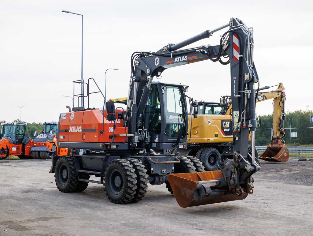 ATLAS 140W - Ratastel ekskavaator: pilt 4 ATLAS 140W - Ratastel ekskavaator: pilt 4