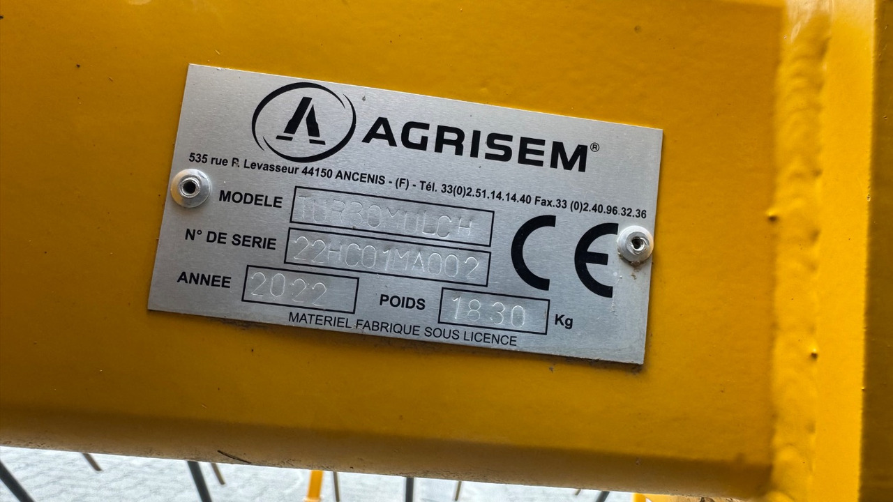 Agrisem Turbolmulch 6,20 Vorführmaschine - Äke: pilt 2 Agrisem Turbolmulch 6,20 Vorführmaschine - Äke: pilt 2
