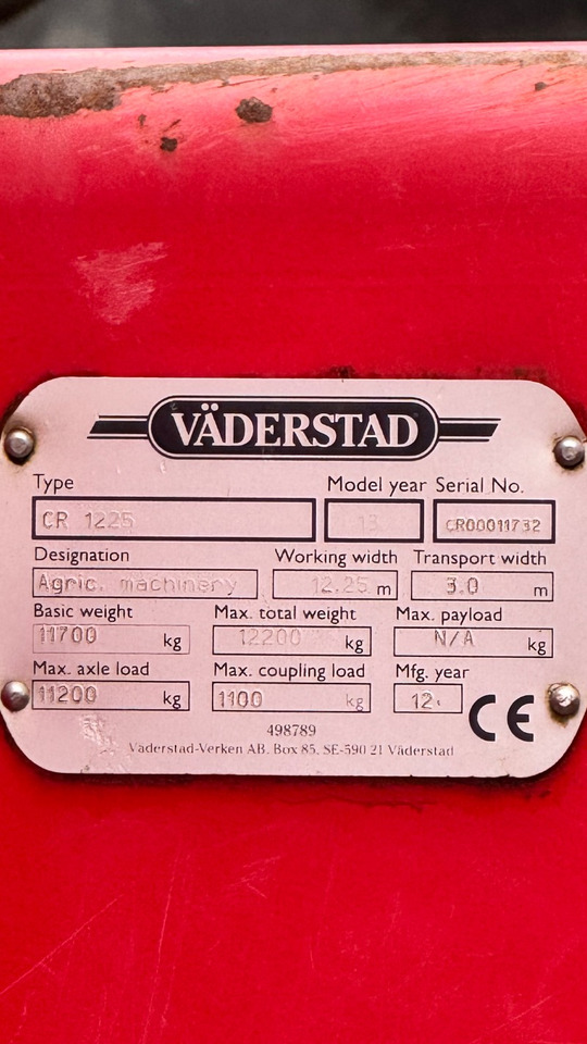 Väderstad Carrier 1225 # CrossCutter#neue Steelrunner - Ketasäke: pilt 2 Väderstad Carrier 1225 # CrossCutter#neue Steelrunner - Ketasäke: pilt 2