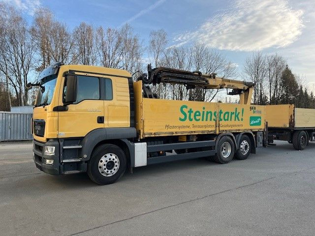 MAN TGS 26.400 Baustoff LKW mit Ladekran Atlas 210.2 MAN TGS 26.400 Baustoff LKW mit Ladekran Atlas 210.2 - Madelveok/ Platvormveok, Kraanaga veoauto: pilt 2 MAN TGS 26.400 Baustoff LKW mit Ladekran Atlas 210.2 MAN TGS 26.400 Baustoff LKW mit Ladekran Atlas 210.2 - Madelveok/ Platvormveok, Kraanaga veoauto: pilt 2