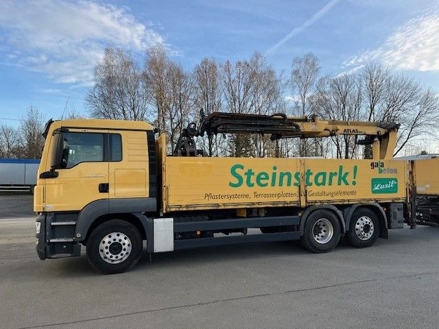 MAN TGS 26.400 Baustoff LKW mit Ladekran Atlas 210.2 MAN TGS 26.400 Baustoff LKW mit Ladekran Atlas 210.2 - Kraanaga veoauto, Madelveok/ Platvormveok: pilt 3 MAN TGS 26.400 Baustoff LKW mit Ladekran Atlas 210.2 MAN TGS 26.400 Baustoff LKW mit Ladekran Atlas 210.2 - Kraanaga veoauto, Madelveok/ Platvormveok: pilt 3