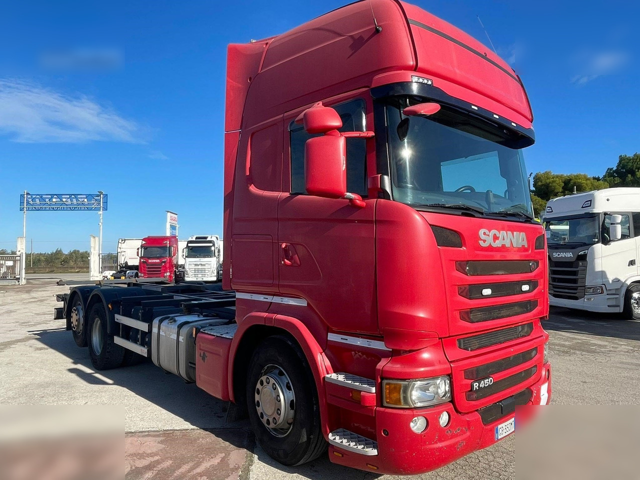 SCANIA R450 - Konteinerveduk/ Tõstukiga veoauto: pilt 1 SCANIA R450 - Konteinerveduk/ Tõstukiga veoauto: pilt 1