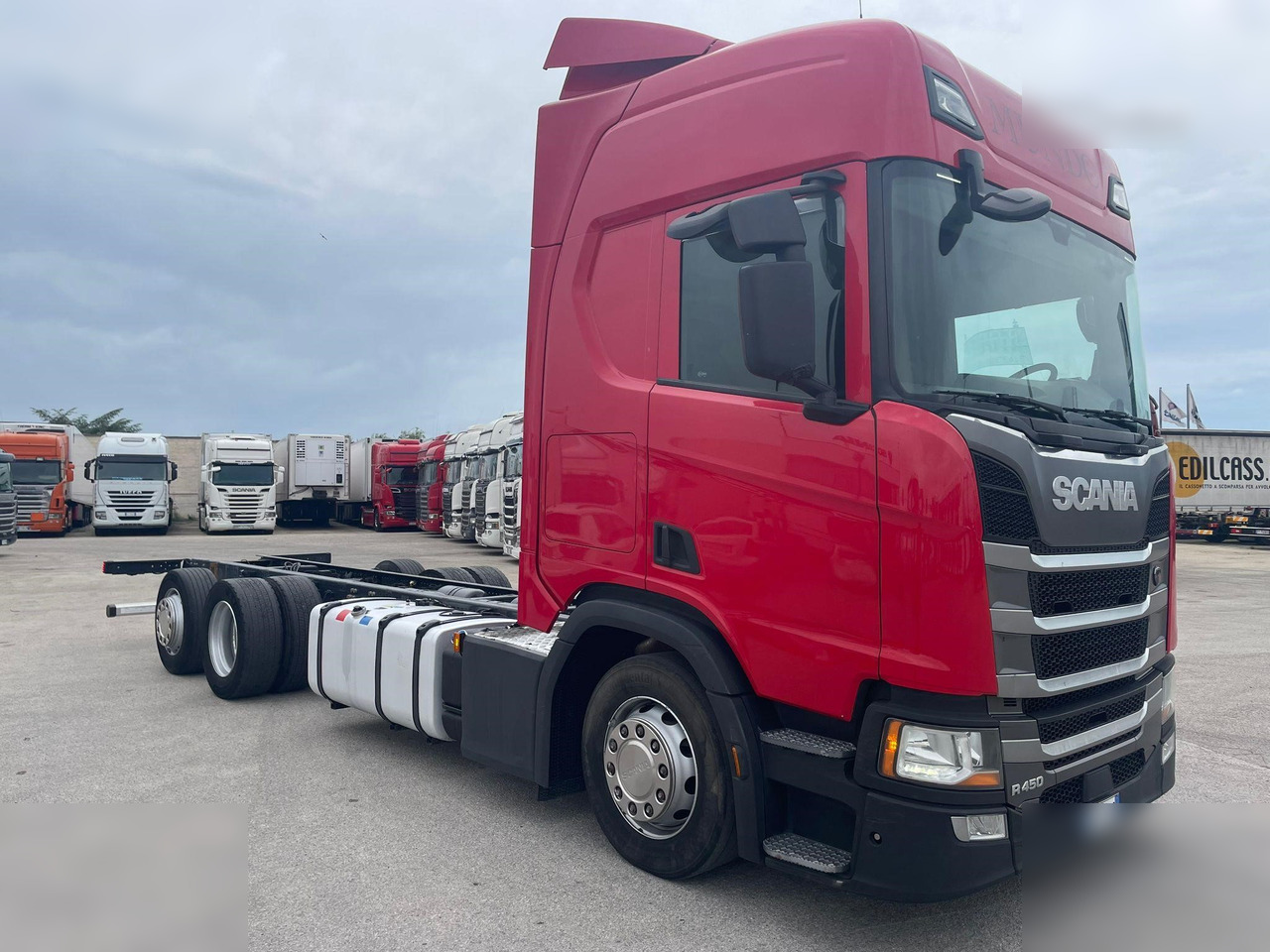 SCANIA R450 - Tent veoauto: pilt 1 SCANIA R450 - Tent veoauto: pilt 1