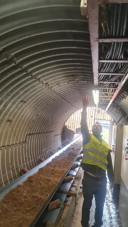 Rohkies Tunnel 100 m - Lintkonveier: pilt 3 Rohkies Tunnel 100 m - Lintkonveier: pilt 3