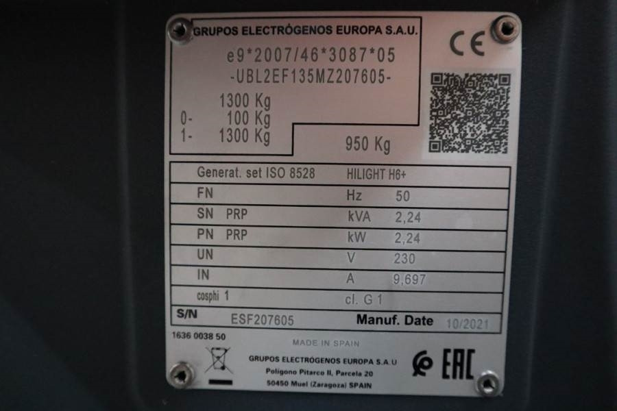 Generaatorikomplekt Atlas Copco Hilight H6+ Valid inspection, *Guarantee! Max Boom: pilt 6