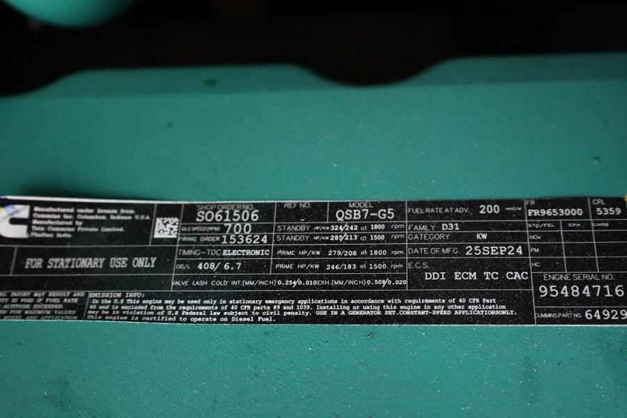 Cummins C220D5EQ Declaration of Conformity, Diesel, 220kVA - Generaatorikomplekt: pilt 5 Cummins C220D5EQ Declaration of Conformity, Diesel, 220kVA - Generaatorikomplekt: pilt 5