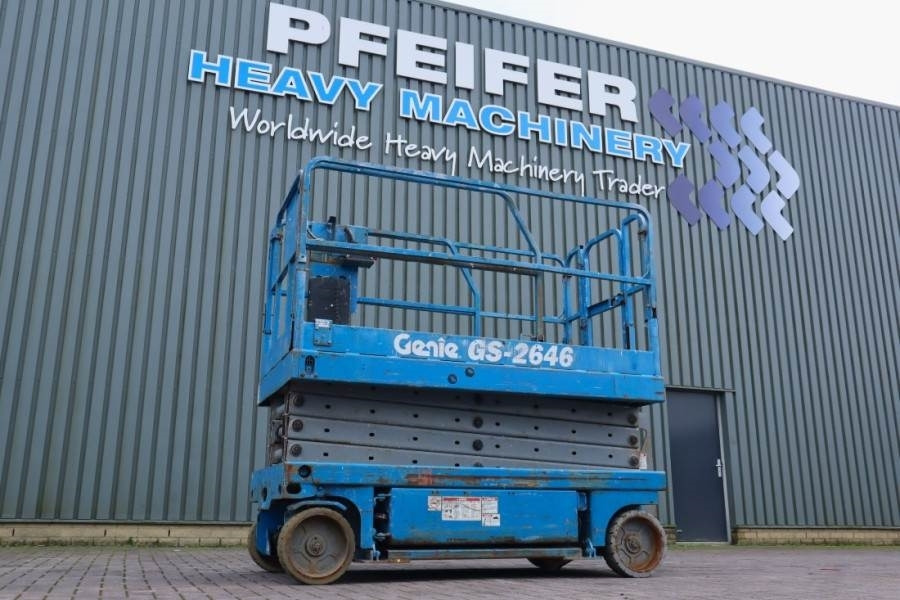 Genie GS2646 Electric, Working Height 9.80m, Capacity 45  - Käärlift: pilt 1 Genie GS2646 Electric, Working Height 9.80m, Capacity 45  - Käärlift: pilt 1