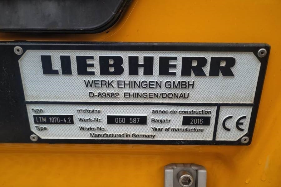 Liebherr LTM1070-4.2 Dutch Vehicle Registration, Valid Insp  liising Liebherr LTM1070-4.2 Dutch Vehicle Registration, Valid Insp: pilt 6