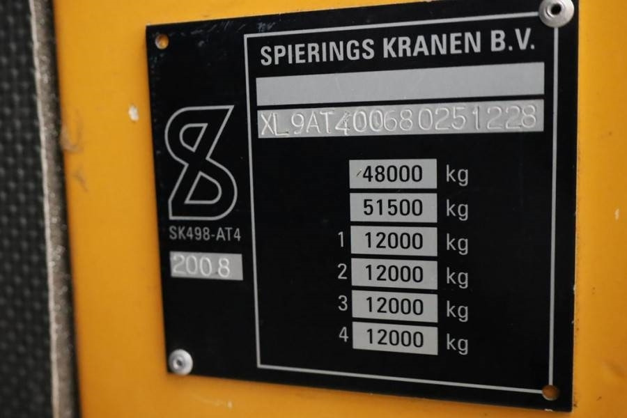 Spierings SK498-AT4 Diesel, 8x6x6 Drive, 8t Capacity, 44m Fl - Tornkraana: pilt 5 Spierings SK498-AT4 Diesel, 8x6x6 Drive, 8t Capacity, 44m Fl - Tornkraana: pilt 5