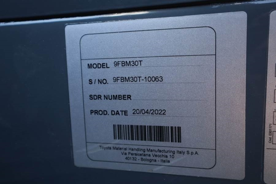 Toyota 9FBM30T Valid inspection, *Guarantee! Electric, 47 - Diiseltõstuk: pilt 5 Toyota 9FBM30T Valid inspection, *Guarantee! Electric, 47 - Diiseltõstuk: pilt 5