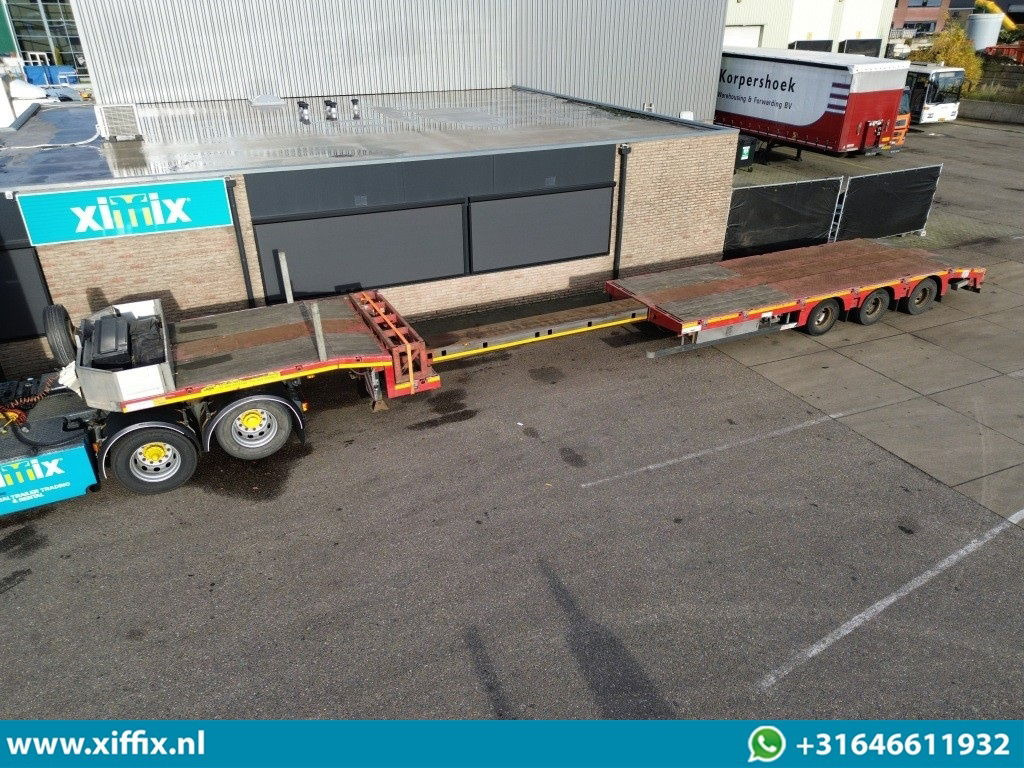 Faymonville 3-ass. Uitschuifbare semi dieplader / Naloop gestuurd - Madal platvormpoolhaagis: pilt 1 Faymonville 3-ass. Uitschuifbare semi dieplader / Naloop gestuurd - Madal platvormpoolhaagis: pilt 1