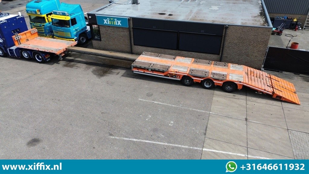 Faymonville 3-ass. Vlakke uitschuifbare Mega oplegger / Uitklapbare laadvloer klep / Naloop gestuurd - Platvorm/ Madelpoolhaagis: pilt 2 Faymonville 3-ass. Vlakke uitschuifbare Mega oplegger / Uitklapbare laadvloer klep / Naloop gestuurd - Platvorm/ Madelpoolhaagis: pilt 2