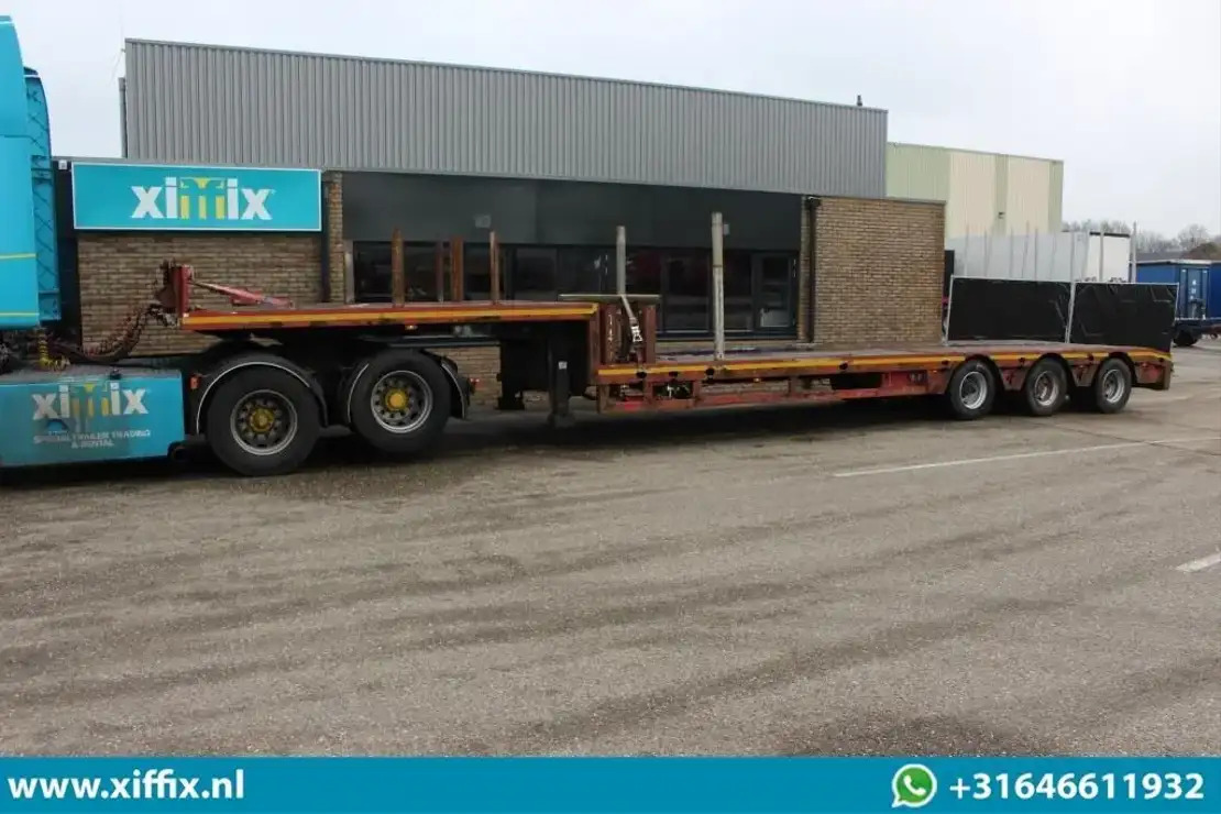 Faymonville 3-ass. dubbel 2x uitschuifbare Semi-Dieplader / 3x gestuurd / 13607  - Madal platvormpoolhaagis: pilt 5 Faymonville 3-ass. dubbel 2x uitschuifbare Semi-Dieplader / 3x gestuurd / 13607  - Madal platvormpoolhaagis: pilt 5