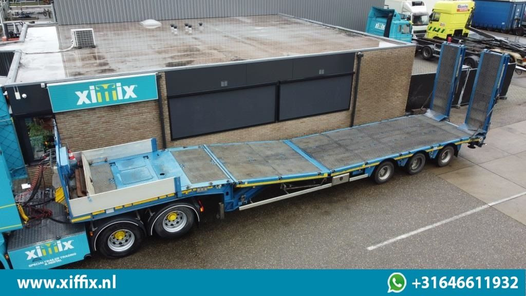 Faymonville TE Huur 3-ass. Semi dieplader met dubbele hydr. Kleppen en hydr. Ver - Madal platvormpoolhaagis: pilt 1 Faymonville TE Huur 3-ass. Semi dieplader met dubbele hydr. Kleppen en hydr. Ver - Madal platvormpoolhaagis: pilt 1